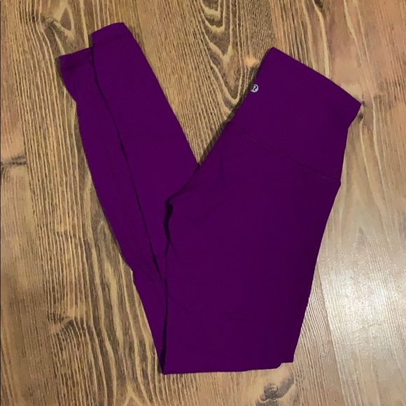 High Rise Purple Lululemon Leggings - Picture 4 of 8